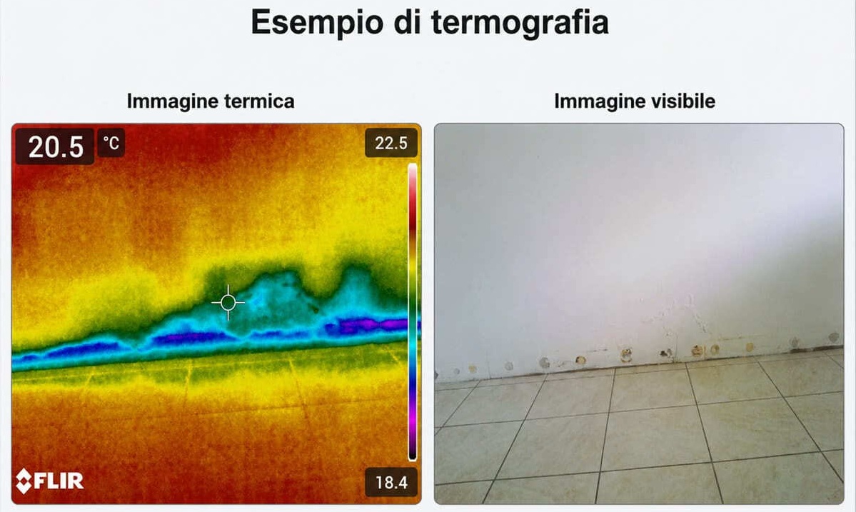 misure umidità termografia